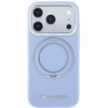 Karl Lagerfeld dėklas IPHONE 18 Pro/17 Pro suderinamas su MagSafe (Saffiano Classic Logo) šviesiai mėlynas