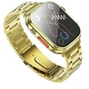 Išmanusis laikrodis Hoco 1,96" TFT with call function Y12 Ultra titanium auksinis [EOL]