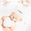 Izoliuota vystyklinė antklodė automobilinei kėdutei New Baby Love Teddy Bear smėlio spalvos