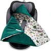 Izoliuota vystyklų antklodė automobilinei kėdutei New Baby žalia