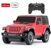Jeep Wrangler JL mastelio 1:24 Rastar 79500 valdomas raudonas automobilis