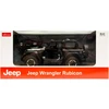Jeep Wrangler JL R/C mastelis 1:14 Rastar 79400 nuotoliniu būdu valdomas juodas automobilis