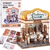 Jokomisiada Wooden 3D Dėlionė Bakery building series 179 elements lighting ZA6013