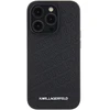 Dėklas Karl Lagerfeld KLHCP15LPQKPMK IPHONE 15 PRO 6.1 "Juodas/Juodas HARDCASE QUILTED K PATTERN