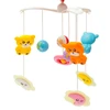 BABY MIX 37046 Plastikinė karuselė su projektoriumi raudona