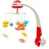 BABY MIX 37046 Plastikinė karuselė su projektoriumi raudona