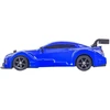 Kėbulas RC automobiliui Nissan GTR 1:16 mėlynas su LED apšvietimu