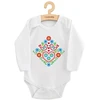Kūdikių bodis su raštu New Baby Folk Pattern birds