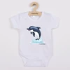 Kūdikių bodis su spaudiniu New Baby Dolphin, trumpomis rankovėmis