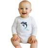 Kūdikių bodis su spaudiniu New Baby Dolphin, trumpomis rankovėmis