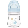 CANPOL BABIES buteliukas plataus kaklelio Easy Start Newborn Anti-colic 120ml 35/216 mėlynas stars