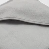 Kūdikių frotinis rankšluostis su gobtuvu New Baby BASIC 100x100 pilkos spalvos