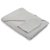 Kūdikių frotinis rankšluostis su gobtuvu New Baby BASIC 100x100 pilkos spalvos
