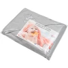 Kūdikių frotinis rankšluostis su siuvinėjimu ir gobtuvu New Baby 100x100 pilkas meškiukas
