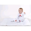 Kūdikių medvilninės kojinės New Baby „I Love Mum and Dad“, baltos, dydis 62 (3-6 mėn.)