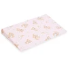 Kūdikių pagalvės pleištas lovai New Baby BASIC 59x37 cm rožinis su meškiuku