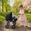 Kūdikių vežimėlis lėlėms New Baby Annie juodas