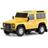 Land Rover Defender mastelio 1:24 Rastar 78500 geltonas valdomas automobilis