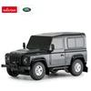 Land Rover Defender mastelio 1:24 Rastar 78500 valdomas juodas automobilis