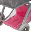 Lėlių vežimėlis 2in1 Baby Mix Sophie rožinis-pilkas