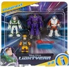 Mattel Fisher Price Imaginext Lightyear misijos figūrėlės 4 vnt.