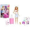 Mattel Lėlė Barbie su kelionės rinkiniu