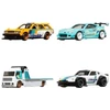 Mattel Žaisliniai Hot Wheels Premium automobiliai su Real Riders ratais 2 vnt