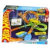 Mattel Žaislinis Hot Wheels Neon Speeders Tornado Jump Crash automobilis