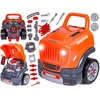 Xiong Cheng Jaunojo mechaniko komplektas su automobiliu, 61 el.