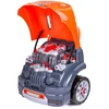 Xiong Cheng Jaunojo mechaniko komplektas su automobiliu, 61 el.
