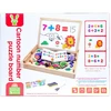 Medinė daugiafunkcinė edukacinė lenta 2in1