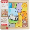 Mattel FISHER-PRICE medinė dėlionė – Gyvūnėliai (JFG10)