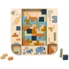 Medinis 3D tetris dėlionės žaislas Baby Mix