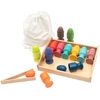 Medinis kiaušinių rūšiavimo žaislas Montessori Baby Mix