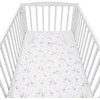Medvilninis lovelės patalynės komplektas su įdaru New Baby Goose 90x120 cm
