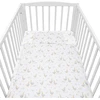 Medvilninis lovelės patalynės komplektas su įdaru New Baby Goose 90x120 cm