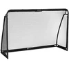 Bauerkraft Metaliniai futbolo vartai su treniruočių tinkleliu žaidimui 180x120x60 cm juodi