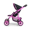 MILLY MALLY 5519 Natalie Prestige lėlių vežimėlis, juodas
