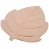 Dėlionė Muslino žaidimų kilimėlis kūdikiams New Baby Leaf Leaf smėlio spalvos