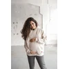 Nėščiųjų ir žindymo džemperis Motherhood oversize milk & love smėlio spalvos, dydis XL
