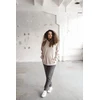 Nėščiųjų ir žindymo džemperis Motherhood oversize milk & love smėlio spalvos, dydis XL