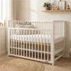 New Baby BASIC lovelė su nuleidžiama šonine siena, balta