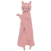 Dėlionė New Baby Cat rožinis muslininis minkštas žaislas
