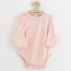 New Baby Classic II baltas bodis su meškiuku ir pilnu užtrauktuku, dydis 68 (4-6 mėn.)