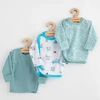 New Baby Classic II klasikiniai kūdikių marškinėliai, 3 vnt., berniukui