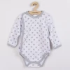 New Baby Classic II kūdikio bodis pilkas su žvaigždutėmis, dydis 68 (4-6 mėn.)