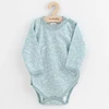 New Baby Classic II Uni 3 vnt. pilno užsegimo bodis mėtų spalvos, dydis 56 (0-3 mėn.)