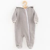 New Baby Comfort pilkas muslininis kombinezonas su gobtuvu, dydis 80 (9-12 mėn.)