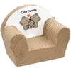 New Baby Cute Family cappuccino kūdikių kėdutė iš minky audinio