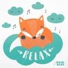 New Baby Fox mėtų spalvos kūdikio kėdutė iš minky audinio